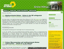 Tablet Screenshot of gruene-hiltrup.de